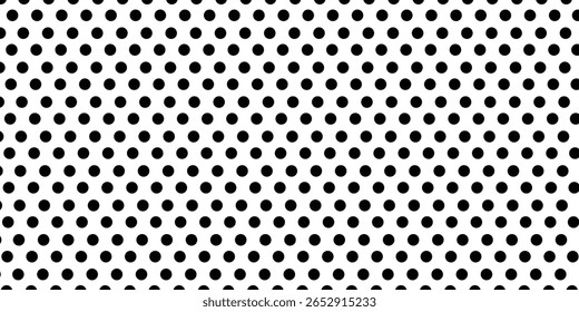Plano de fundo de ponto polka. Papel de parede abstrato. Padrão sem emenda preto e branco. Padrão bonito pontilhado. esboço artístico doodle minúsculo pontos design de superfície sem costura. design EPS 10