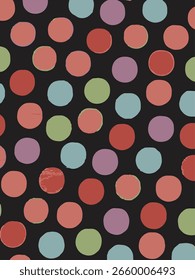 Fondo de lunares. Fondo de pantalla abstracto. Patrón sin costuras en blanco y negro. Patrón lindo punteado. doodle artístico Pequeños puntos diseño de superficie sin fisuras. Patrón sin fisuras de la bola del lunar de la acuarela