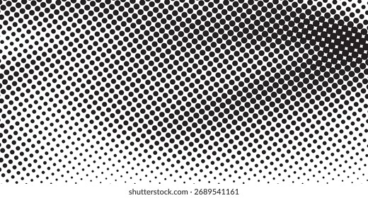 Polka dot background. Abstract wallpaper. Black and white seamless pattern. Dotted cute pattern. artistic doodle sketch tiny dots