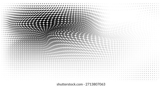 Polka-Punkt-Hintergrund. Abstrakte Bildschirmhintergründe. Nahtloses Muster in Schwarz und Weiß. Gestricheltes, niedliches Muster. künstlerische doodle Skizze winzige Punkte nahtlose Oberflächengestaltung. Entwurf EPS 10
