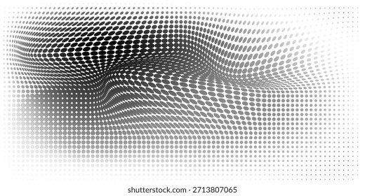 Polka-Punkt-Hintergrund. Abstrakte Bildschirmhintergründe. Nahtloses Muster in Schwarz und Weiß. Gestricheltes, niedliches Muster. künstlerische doodle Skizze winzige Punkte nahtlose Oberflächengestaltung. Entwurf EPS 10

