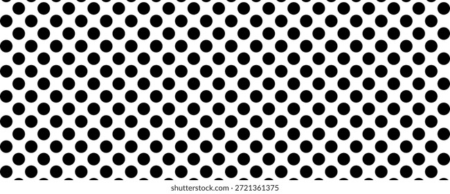 Polka-Punkt-Hintergrund. Abstrakte Bildschirmhintergründe. Nahtloses Muster in Schwarz und Weiß. Gestricheltes, niedliches Muster. künstlerische doodle Skizze winzige Punkte nahtlose Oberflächengestaltung.