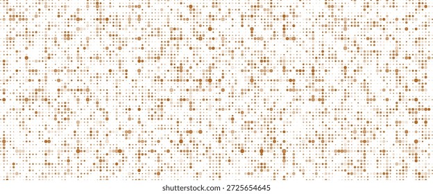 Polka-Punkt-Hintergrund. Abstrakte Bildschirmhintergründe. nahtloses Muster in Orange und Weiß. Gestricheltes, niedliches Muster. künstlerische doodle Skizze winzige Punkte nahtlose Oberflächengestaltung. Entwurf EPS 10

