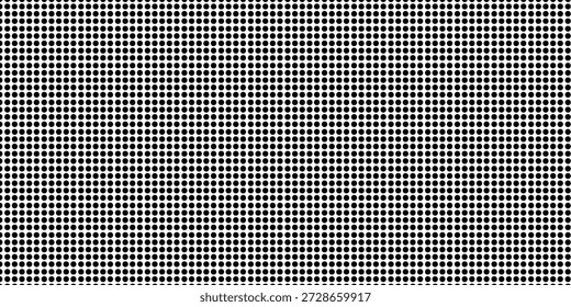 Polka-Punkt-Hintergrund. Abstrakte Bildschirmhintergründe. Nahtloses Muster in Schwarz und Weiß. Gestricheltes, niedliches Muster. künstlerische doodle Skizze winzige Punkte nahtlose Oberflächengestaltung. Entwurf EPS 10
