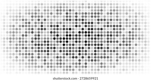 Polka-Punkt-Hintergrund. Abstrakte Bildschirmhintergründe. Nahtloses Muster in Schwarz und Weiß. Gestricheltes, niedliches Muster. künstlerische doodle Skizze winzige Punkte nahtlose Oberflächengestaltung. Entwurf EPS 10
