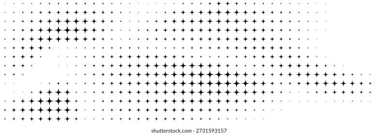 Polka-Punkt-Hintergrund. Abstrakte Bildschirmhintergründe. Nahtloses Muster in Schwarz und Weiß. Gestricheltes, niedliches Muster. künstlerische doodle Skizze winzige Punkte nahtlose Oberflächengestaltung. Entwurf EPS 10