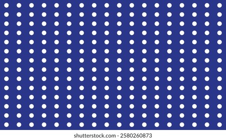 Polka Dot Background with Circle Dotted Seamless Pattern. Blue Polka Dot Pattern. Seamless Background