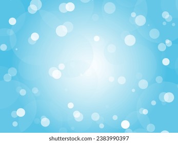 Polka dot background with pale snow pattern image_light blue