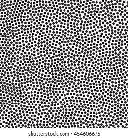 Polka dot background, seamless pattern. Black and white. Vector illustration EPS 10