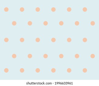 polka dot background template with turquoise green base color