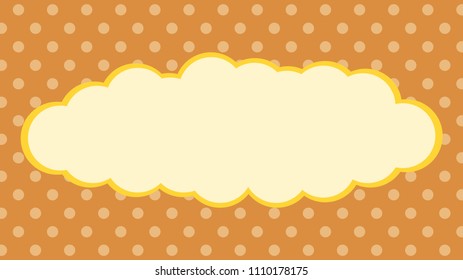 Polka Dot Banner. Vector Illustration.