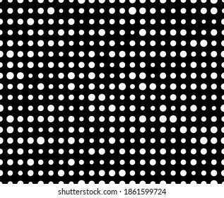 Polka dot. Black and white seamless pattern dots. Simple background with big and small pot. Dotted ornament. Repeating geometric texture with circles. Design prints, textiles. Neutral backdrop. Vector