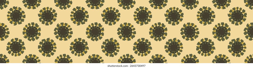 Polka dot blockprint seamless vector border. Neutral unisex whimsical style for washi tape, edging and handmade print texture. spotty vintage Ribbon. 