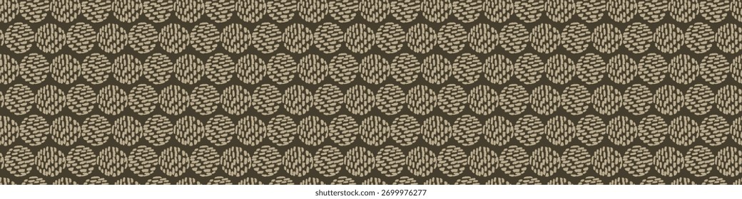 Polka dot blockprint seamless vector border. Neutral unisex whimsical style for washi tape, edging and handmade print texture. spotty vintage Ribbon. 