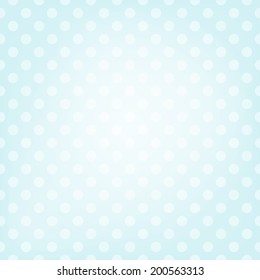 Polka Dot Blue Background Vector Illustration Stock Vector (Royalty ...