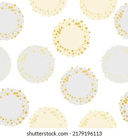 Polka dot blue navy indigo watercolor seamless pattern.  White Vector Spot Birthday.