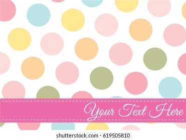 Polka Dot Card