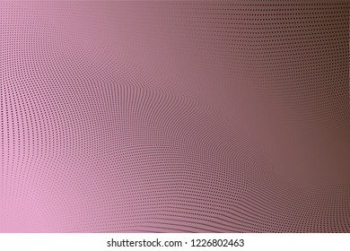 Polka dot chocolate  black halftone pattern. Gradient dots background. Modern vector illustration. Abstract curves. Points backdrop. Bright colors dotted spotted pattern