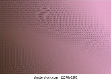 Polka dot chocolate  black halftone pattern. Gradient dots background. Modern vector illustration. Abstract curves. Points backdrop. Bright colors dotted spotted pattern