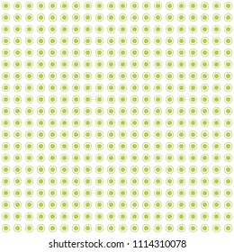 Polka dot and circles seamless background, vector illustration