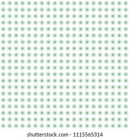 Polka dot and circles seamless background, vector illustration