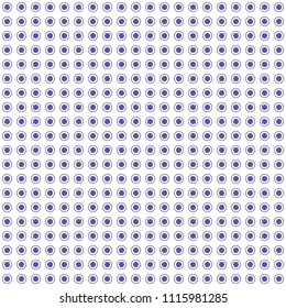 Polka dot and circles seamless background, vector illustration