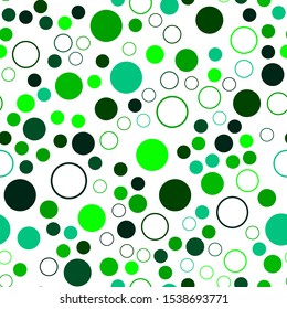 Polka dot in classic style on white background.