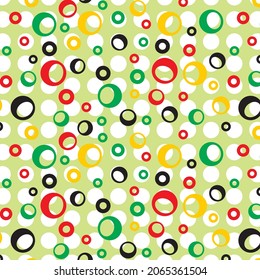 vector de fondo coloreado de punto polka editable