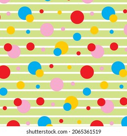 Polka-Punkt bunter Hintergrund, Vektorgrafik editierbar