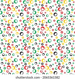 polka dot colorful background vector editable