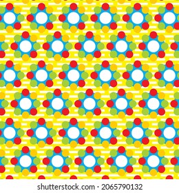 polka dot colorful background vector editable