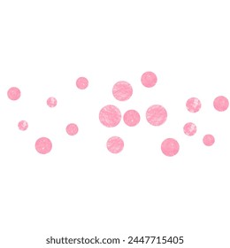 Polka Dot Confetti. Celebration Particles. Pink Magic Offer. Rose Premium Wallpaper. Golden Abstract Cover. Decoration Effect. Handdrawn Stardust. Golden Polka Dot Confetti
