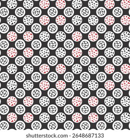 Polka dot Design pattern, background, texture, fabric paper print.