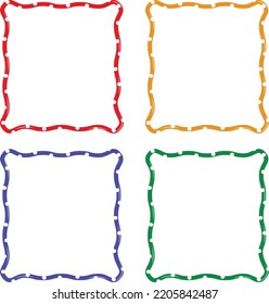 polka dot frame. colorful frames. photograph