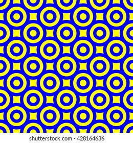Polka dot geometric seamless pattern. Fashion graphic background design. Modern stylish abstract color texture. 