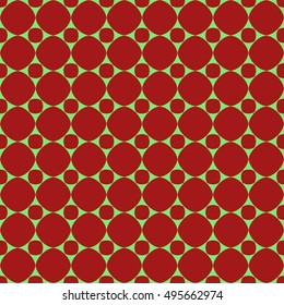 Polka dot geometric seamless pattern. Fashion graphic background design. Modern stylish abstract texture. Colorful template for prints, textiles, wrapping, wallpaper, website etc. VECTOR illustration