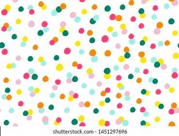 polka dot graphic for fabric print