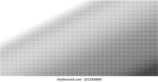 Polka dot halftone pattern. Gradient dots background. Modern vector illustration. Abstract curves. Points backdrop. Dotted spotted pattern. Monochrome template for web design, covers,web sites,banners