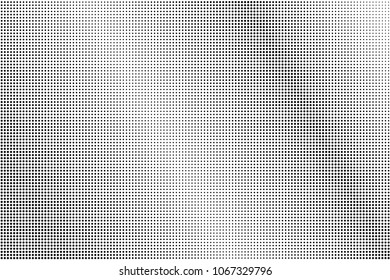 Polka dot halftone pattern. Gradient dots background. Modern vector illustration. Abstract curves. Points backdrop. Dotted spotted pattern. Monochrome template for web design