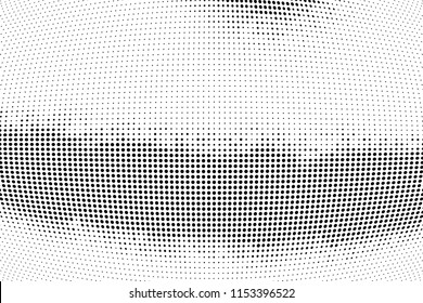 Polka dot halftone pattern. Light dots background. Modern vector illustration. Abstract curves. Points backdrop. Dotted spotted pattern. Monochrome background