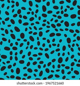 polka dot hand drawn seamless pattern
