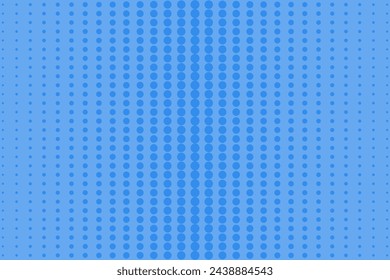 Polka dot harmony in blue, a timeless seamless pattern. Vector Illustration. EPS 10.