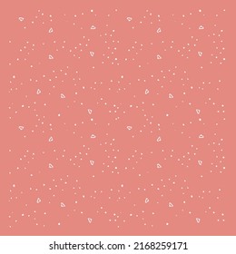 polka dot with heart pattern, vector heart pattern, polka dot motif design