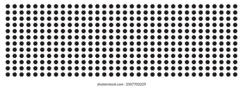 Polka dot icon vector set .