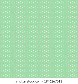 polka dot mint seamless pattern vector