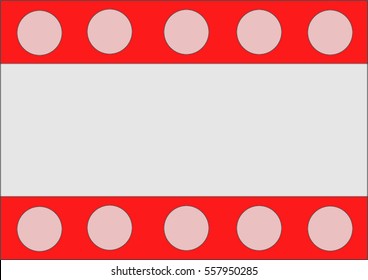 Polka dot on line background vector