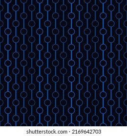 Polka dot ornament. Vertical lines and circles seamless pattern. Strings of beads motif. Simple geometric shape background. Geo surface print. Minimalist design abstract wallpaper. Vector illustration