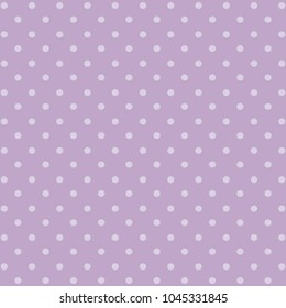 Polka dot pale purple background