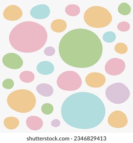 Polka Dot Pastellfarbener Hintergrund
