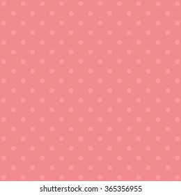Polka dot pattern background in pink tones